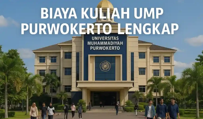 Biaya Kuliah UMP Purwokerto SPP, SKS dan Beasiswa