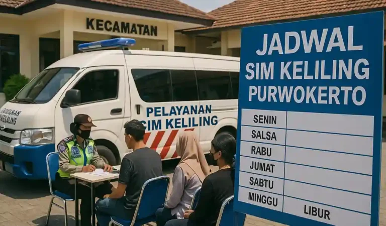 Jadwal SIM Keliling Purwokerto Terbaru