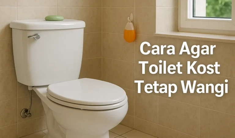 Cara Agar Toilet Kost Tetap Wangi