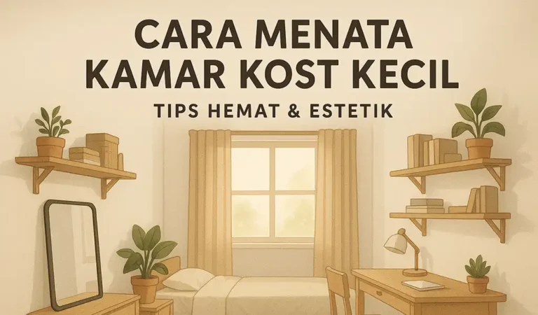 Cara Menata Kamar Kost Kecil
